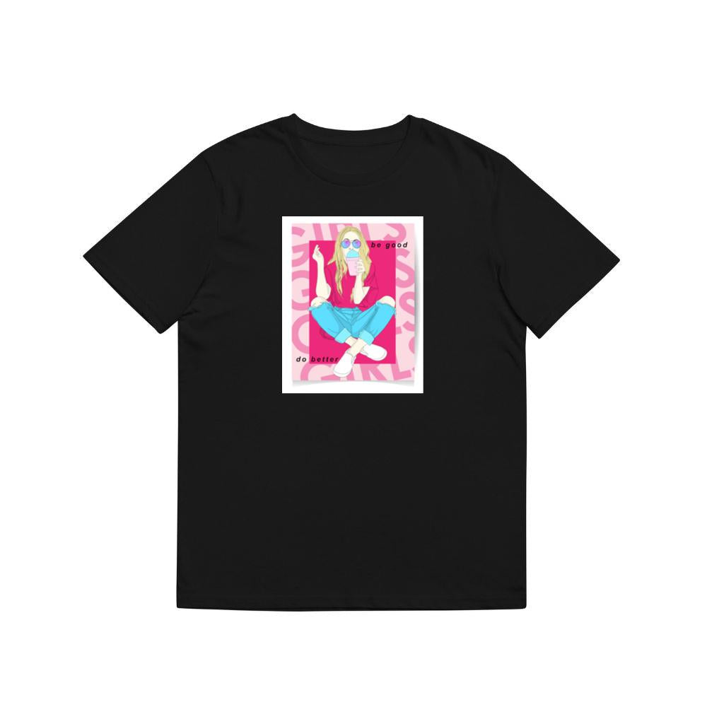 Suggesting 'Be Good' and 'Do Better' in a Softly Saturated Scene of Stylish Solitude T-Shirts
