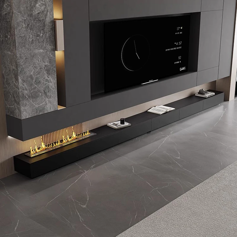 Luxury Salon Tv Stands Wall Designer Office Universal Living Room Aesthetic Tv Table White Modern Muebles Para Tv Home Furniture - Image 6